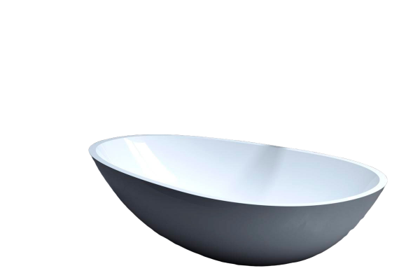 Раковина накладная  Salini Callista 101 58x34.5 S-Stone, белая матовая, овальная, цвет белый