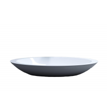 Раковина накладная Salini Callista 102 57.5x35 S-Stone, белая матовая , цвет белый