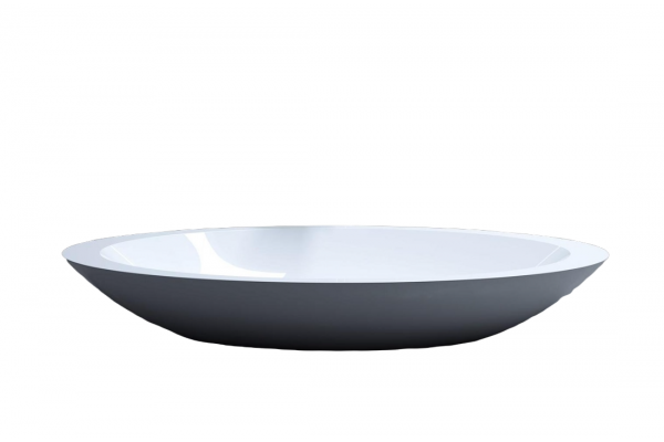 Раковина накладная Salini Callista 102 57.5x35 S-Stone, белая матовая , цвет белый