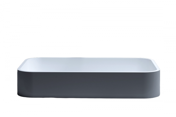 Раковина накладная Salini Callista 104 54.5x34.5 S-Sense, белая глянцевая, прямоугольная, цвет белый