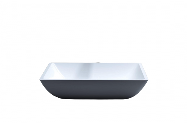 Раковина накладная Salini Callista 108 38x38 S-Sense, белая глянцевая, квадратная, цвет белый
