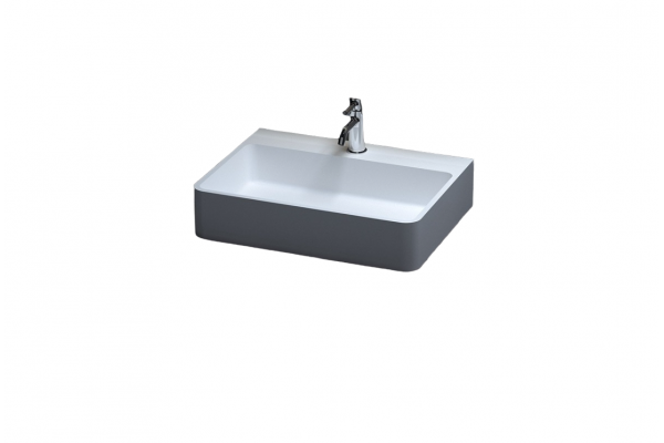 Раковина накладная Salini Ottavia 60x45 S-Stone, белая матовая , прямоугольная, цвет белый