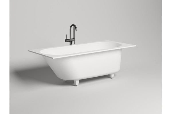 Ванна из искусственного камня Salini Ornella S-Sense 170x70, глянцевая, прямоугольная, встраиваемая