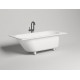 Ванна из искусственного камня Salini Ornella Kit S-Sense 170х80, матовая, прямоугольная, встраиваемая