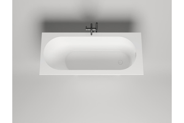 Ванна из искусственного камня Salini Ornella Kit S-Sense 170х80, матовая, прямоугольная, встраиваемая