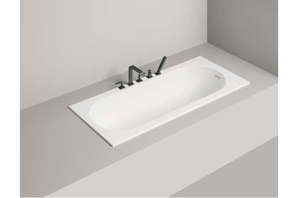 Ванна из искусственного камня Salini Ornella Kit S-Sense 170х80, матовая, прямоугольная, встраиваемая