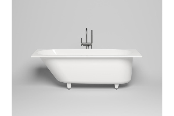 Ванна из искусственного камня Salini Ornella Kit S-Sense 170х80, глянцевая, прямоугольная, встраиваемая