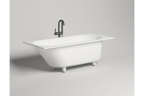 Ванна из искусственного камня Salini Ornella Kit S-Sense 170х70, глянцевая, прямоугольная, встраиваемая