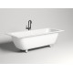 Ванна из искусственного камня Salini Orlanda Axis S-Sense 180х80, матовая, прямоугольная, встраиваемая