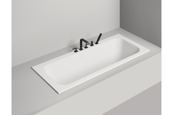 Ванна из искусственного камня Salini Orlanda Axis S-Sense 180х80, матовая, прямоугольная, встраиваемая