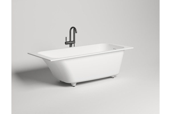 Ванна из искусственного камня Salini Orlanda Kit S-Sense 170х80, глянцевая, прямоугольная, встраиваемая