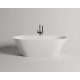 Ванна из искусственного камня Salini Mona S-Stone 180x80, матовая, овальная, отдельностоящая