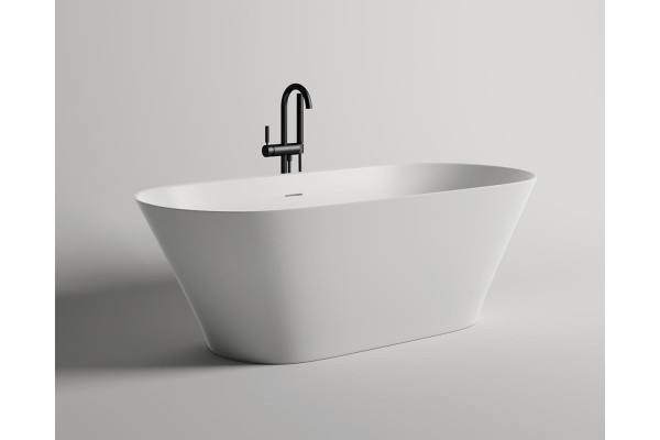 Ванна из искусственного камня Salini Mona S-Stone 180x80, матовая, овальная, отдельностоящая