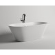 Ванна из искусственного камня Salini Mona S-Stone 180x80, матовая, овальная, отдельностоящая