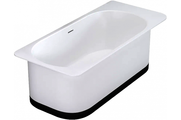 Ванна из искусственного камня Salini Ninfea S-Stone 180x82, матовая, прямоугольная, отдельностоящая