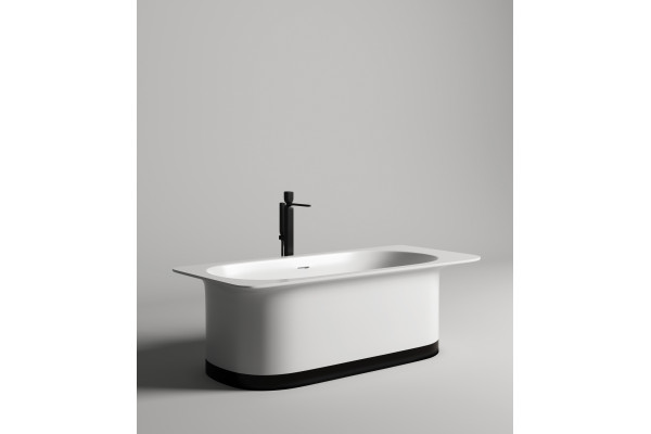 Ванна из искусственного камня Salini Ninfea S-Stone 180x82, матовая, прямоугольная, отдельностоящая