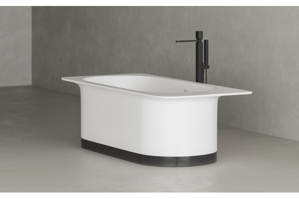 Ванна из искусственного камня Salini Ninfea S-Stone 180x82, матовая, прямоугольная, отдельностоящая