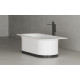 Ванна из искусственного камня Salini Ninfea S-Stone 180x82, матовая, прямоугольная, отдельностоящая