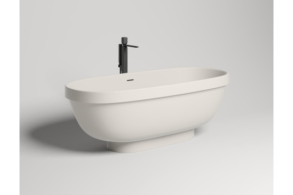 Ванна из искусственного камня Salini Greca S-Stone 180x80, матовая, овальная, отдельностоящая
