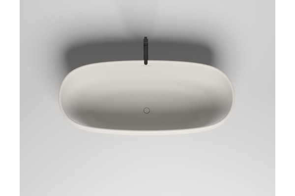Ванна из искусственного камня Salini Greca S-Stone 180x80, матовая, овальная, отдельностоящая