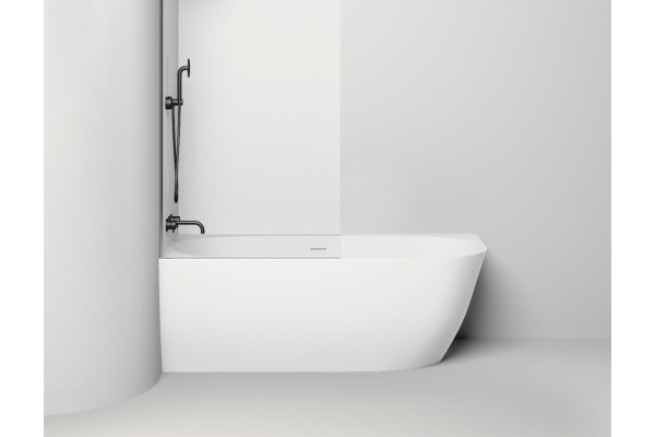Ванна из искусственного камня Salini Sofia Corner 170х85 глянцевая, L, асимметричная, пристенная