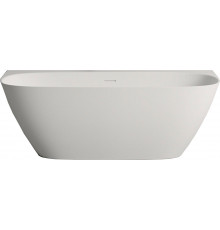 Ванна из искусственного камня Salini Sofia Wall 170х80, матовая, овальная, пристенная