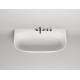 Ванна из искусственного камня Salini Sofia Wall 180x85 матовая прямоугольная, пристенная