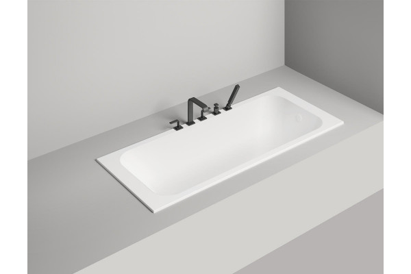 Ванна из искусственного камня Salini Orlanda S-Sense 170х80, глянцевая, прямоугольная, встраиваемая