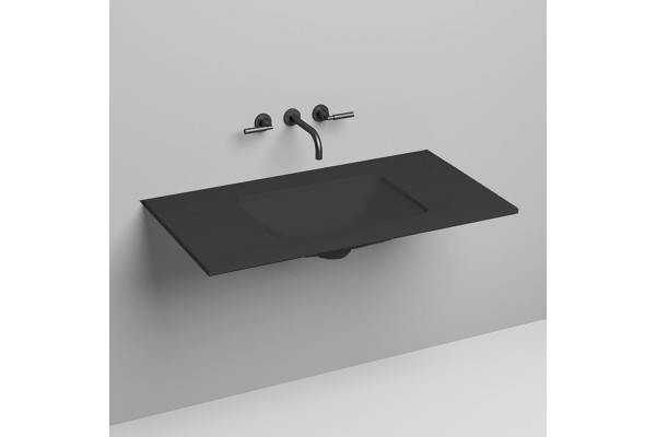 SALINI Столешница 1000х500х15 мм из материалв S-Stone цвет  матовый RAL 9011 200122MRF RAL9011