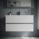 Мебель для ванной Sancos Urban 90 белая подвесная,  в современном стиле