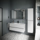 Мебель для ванной Sancos Urban 120 белая подвесная,  в современном стиле