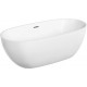 Акриловая ванна Sancos Flo FB02 170x80 овальная, отдельностоящая, объем 350 л.