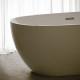 Акриловая ванна Sancos Flo FB02 170x80 овальная, отдельностоящая, объем 350 л.