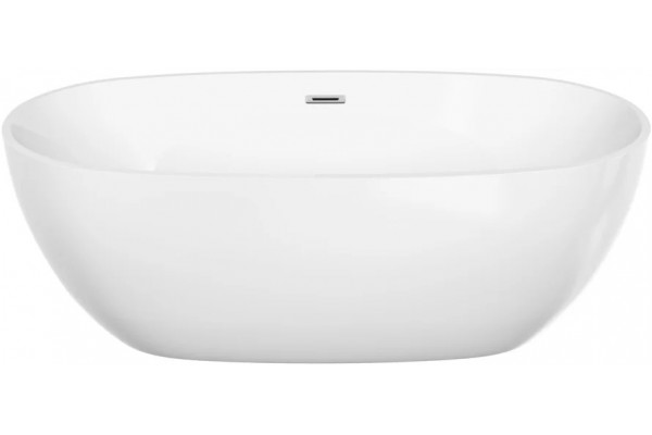 Акриловая ванна Sancos Flo FB02 170x80 овальная, отдельностоящая, объем 350 л.