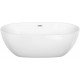 Акриловая ванна Sancos Flo FB02 170x80 овальная, отдельностоящая, объем 350 л.