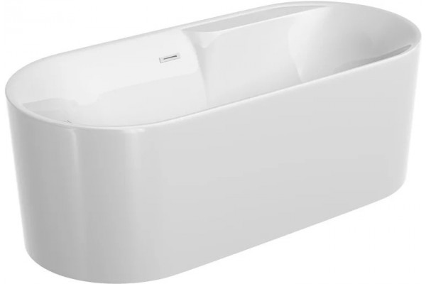 Акриловая ванна Sancos Omega FB16 170x80 овальная, отдельностоящая
