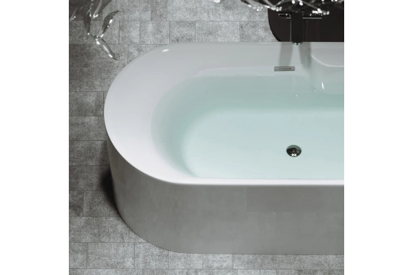 Акриловая ванна Sancos Omega FB16 170x80 овальная, отдельностоящая