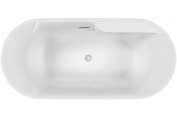 Акриловая ванна Sancos Omega FB16 170x80 овальная, отдельностоящая