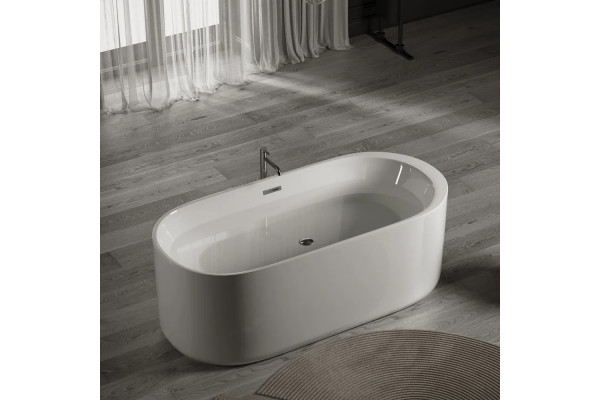 Акриловая ванна Sancos Fiori FB04 170x80 овальная, отдельностоящая
