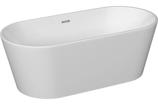 Акриловая ванна Sancos Mimi FB01 170x80 овальная, отдельностоящая, объем 370 л.