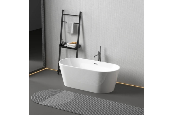 Акриловая ванна Sancos Mimi FB01 170x80 овальная, отдельностоящая, объем 370 л.