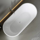 Акриловая ванна Sancos Mimi FB01 170x80 овальная, отдельностоящая, объем 370 л.