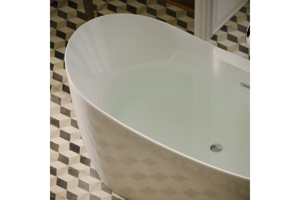 Акриловая ванна Sancos Jazz FB17 170x80 овальная, отдельностоящая, объем 370 л.