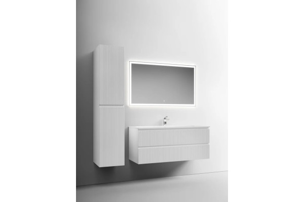 Шкаф-пенал Sancos Snob T 35 см, универсальный, bianco, подвесной, матовый