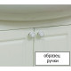 Тумба с раковиной Sanflor Софи 85, матовая, ручки серебро