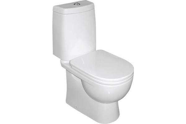 Унитаз-компакт Sanita luxe Fest SL DM белый, овальный, 34.4x61.8 см