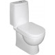 Унитаз-компакт Sanita luxe Fest SL DM белый, овальный, 34.4x61.8 см