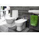 Унитаз-компакт Sanita luxe Fest SL DM белый, овальный, 34.4x61.8 см