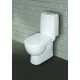 Унитаз-компакт Sanita luxe Fest SL DM белый, овальный, 34.4x61.8 см