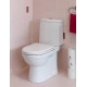 Унитаз-компакт Sanita luxe Next luxe без микролифта белый, овальный, 35.5x64.8 см